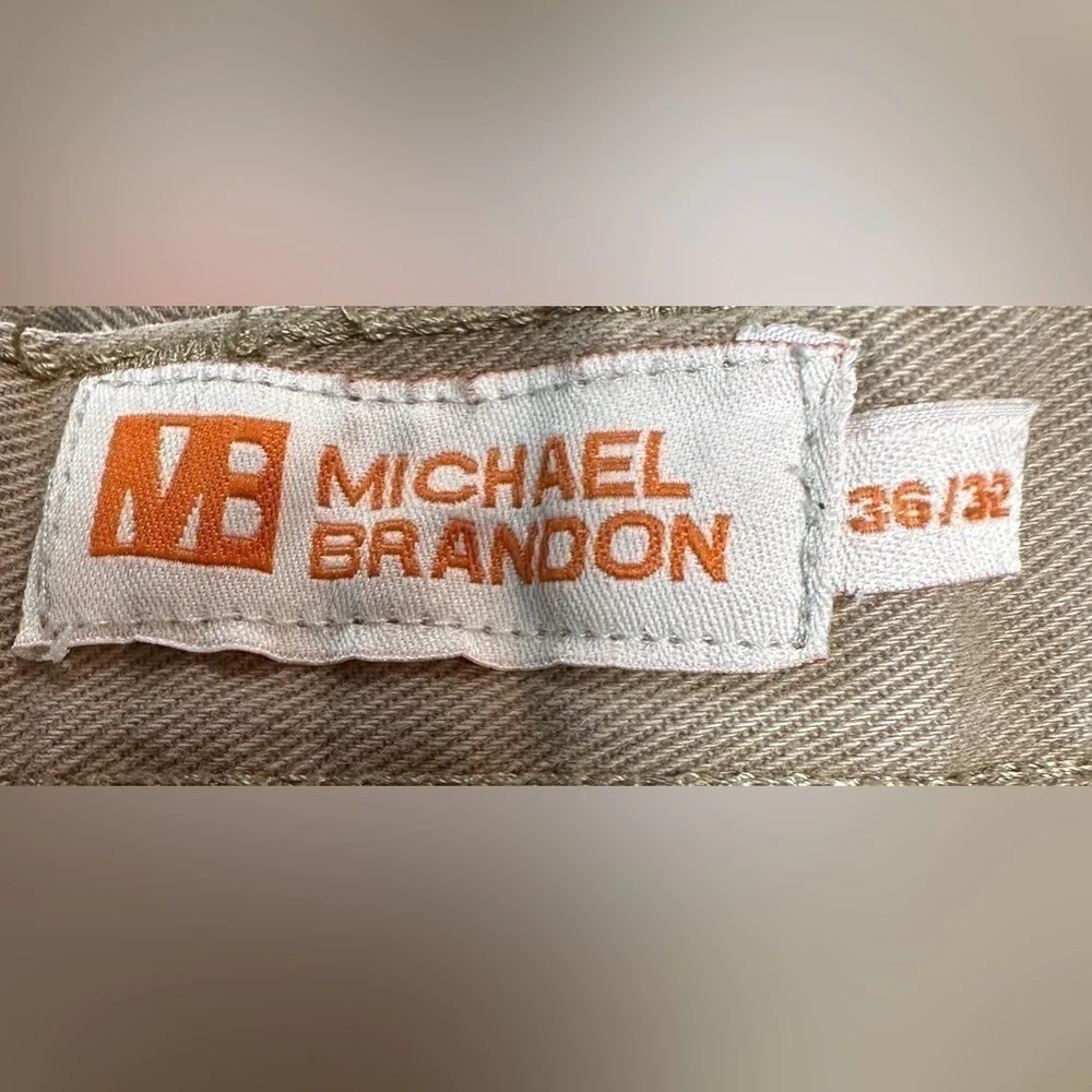 Michael Brandon Tan Jeans Men’s Size 36x32